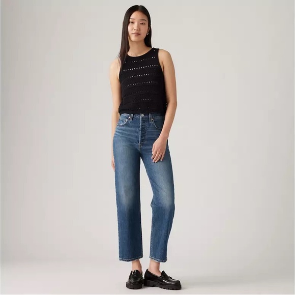 Levi’s Ribcage Straight Ankle Jeans - Picture 1 of 7